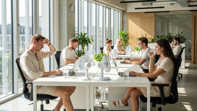 Sommerhitze im Büro: Warum Klimatisierung zur Wirtschaftspflicht wird