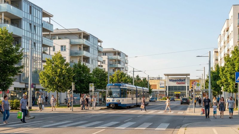 Stadtleben Vösendorf: Alltag zwischen Wohnen, Nahversorgung und Mobilität