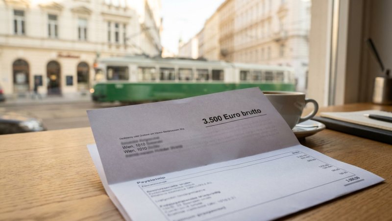 3.500 Euro brutto in Wien: Prognose zum Nettogehalt 2027 und individuelle Einflüsse