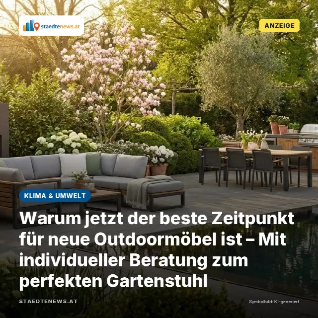 Share-Card fuer Warum jetzt der beste Zeitpunkt für neue Outdoormöbel ist – Mit individueller Beratung zum perfekten Gartenstuhl