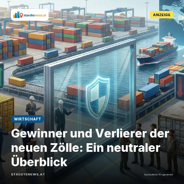 Share-Card fuer Gewinner und Verlierer der neuen Zölle: Ein neutraler Überblick