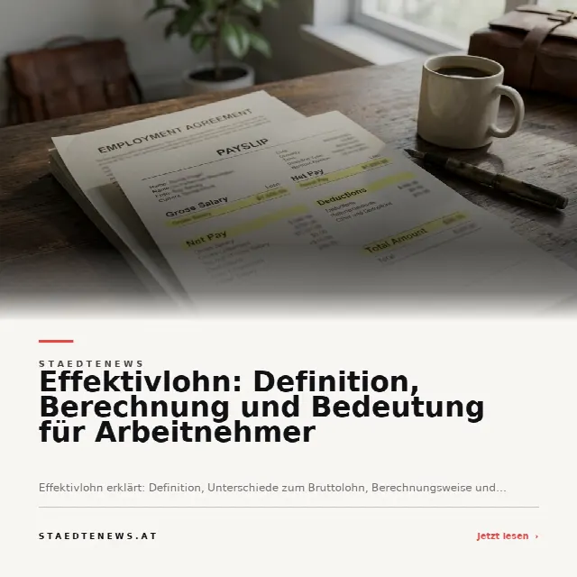 Share-Card fuer Effektivlohn: Definition, Berechnung und Bedeutung für Arbeitnehmer