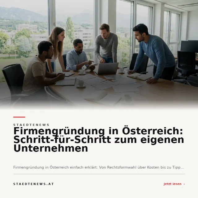 Share-Card fuer Firmengründung in Österreich: Schritt-für-Schritt zum eigenen Unternehmen