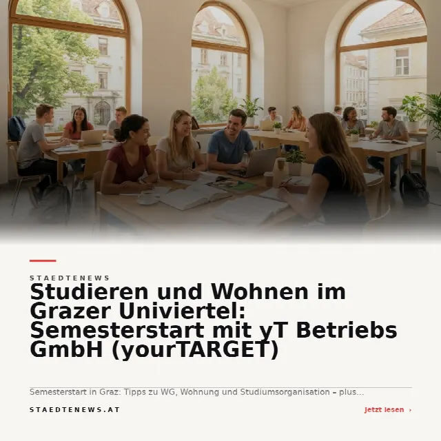 Share-Card fuer Studieren und Wohnen im Grazer Univiertel: Semesterstart mit yT Betriebs GmbH (yourTARGET)