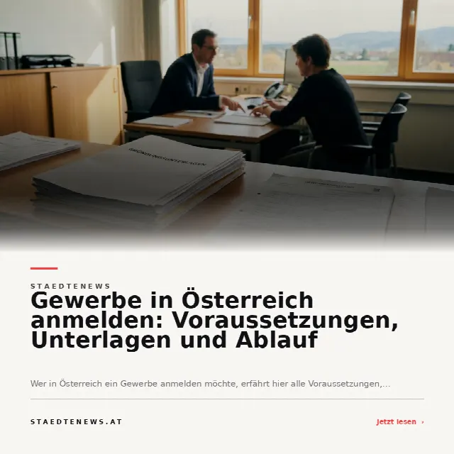 Share-Card fuer Gewerbe in Österreich anmelden: Voraussetzungen, Unterlagen und Ablauf