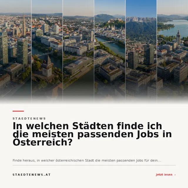 Share-Card fuer In welchen Städten finde ich die meisten passenden Jobs in Österreich?