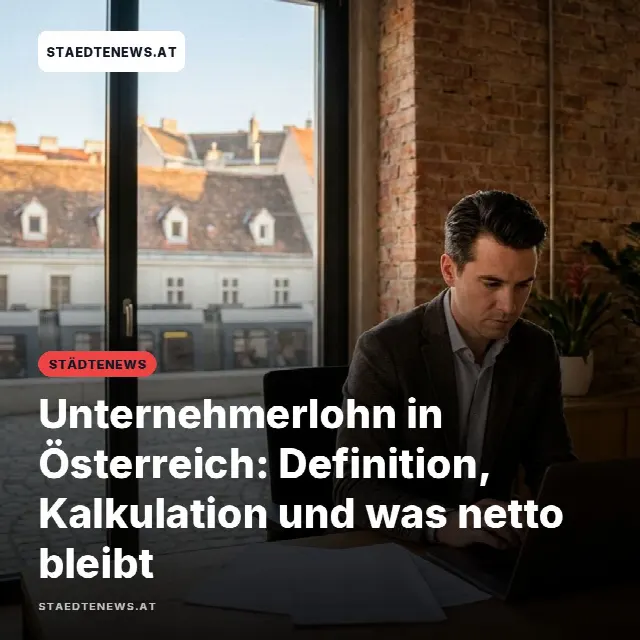 Share-Card fuer Unternehmerlohn in Österreich: Definition, Kalkulation und was netto bleibt