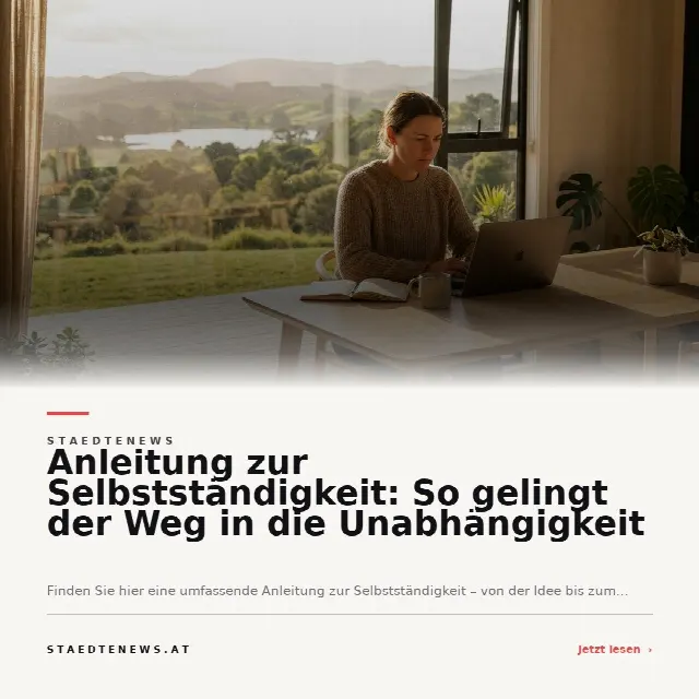 Share-Card fuer Anleitung zur Selbstständigkeit: So gelingt der Weg in die Unabhängigkeit